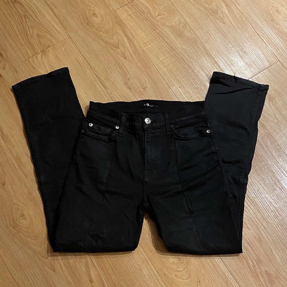 7 For All Mankind Black Denim Jeans size 25
